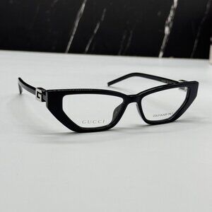 NEW GUCCI  EYEGLASSES GG1683O 001 WOMEN BLACK EYEWEAR GUCCI